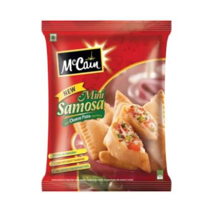 Mc Cain Frozen Veg Snacks Mini Samosa With Cheese Pizza	